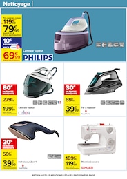 Offre Centrale Vapeur dans le catalogue Carrefour du moment à la page 58