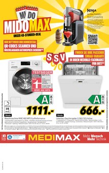Geschirrspüler im aktuellen MEDIMAX Prospekt (Mönchengladbach) Geschirrspüler im MEDIMAX Prospekt "GROSSER SOMMERSCHLUSS VERKAUF!" mit 8 Seiten (Mönchengladbach)