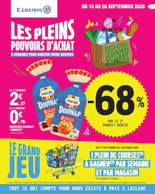 Catalogue de la semaine "LES PLEINS POUVOIRS D'ACHAT" avec 1 pages, valide du 15/09/2026 au 26/09/2026 pour Saint-Lubin-des-Joncherets et alentours Prospectus de la semaine "LES PLEINS POUVOIRS D'ACHAT" avec 1 pages, valide du 15/09/2026 au 26/09/2026 pour Saint-Lubin-des-Joncherets et alentours