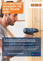 Bosch bei OBI Prospekt für Weilrod mit 1 Seiten Bosch bei OBI Prospekt für Weilrod: "LEISTUNGSSTARKE AKKUGERÄTE FÜR DEINE TÄGLICHE ARBEIT", 1 Seiten, 02.09.2020 - 29.09.2020