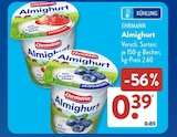 Almighurt Erdbeere im ALDI SÜD Prospekt Almighurt Erdbeere von Ehrmann im aktuellen ALDI SÜD Prospekt für 0,39 €