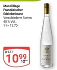 Französischer Edelobstbrand im Angebot bei GLOBUS in Homburg Französischer Edelobstbrand Angebote von Mon Rillage bei GLOBUS Homburg für 10,99 €
