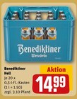 Hell im Angebot bei REWE in Münsingen Hell Angebote von Benediktiner bei REWE Münsingen für 14,99 €
