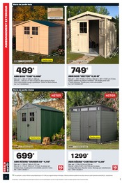 Promos Abri dans le catalogue "PRIX DÉPÔT" de Brico Dépôt à la page 2