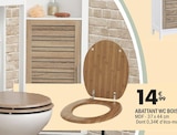 Abattant WC Bois - La Foir’Fouille à Le Mans Abattant WC Bois en promo chez La Foir’Fouille Le Mans à 14,99 €