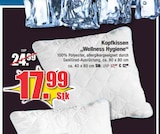 Kopfkissen "Wellness Hygiene" bei wohnstore Petzold im Vetschau Prospekt für 17,99 €