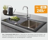 Opti-Wohnwelt Petersberg - Glas-/ Edelstahlspüle IMSA-45-GL Angebot im Prospekt Glas-/ Edelstahlspüle IMSA-45-GL bei Opti-Wohnwelt im Petersberg Prospekt für 249,00 €
