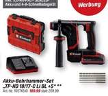 Akku-Bohrhammer-Set „TP-HD 18/17-C Li BL +5“ von Einhell im aktuellen toom Baumarkt Prospekt für 189,99 €