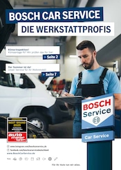 Aktueller Bosch Car Service Werkstatt & Auto Prospekt in Gescher und Umgebung, "Bosch Car Service. Die Werkstattprofis." mit 21 Seiten, 05.07.2025 - 16.08.2025