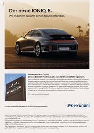 Werkstatt & Auto Prospekt von Hyundai Neu-Anspach Hyundai Prospekt: "Der neue IONIQ 6", 8 Seiten, 15.11.2022 - 26.12.2022