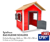 Spielhaus DAS KLEINE SCHLOSS für 179,00 € bei ALDI Nord im Angebot Spielhaus DAS KLEINE SCHLOSS im aktuellen ALDI Nord Prospekt