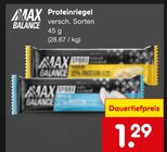 Proteinriegel Angebote von Max Balance bei Netto Marken-Discount Cottbus für 1,29 €
