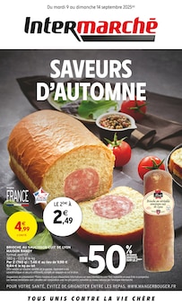 Prospectus Intermarché en cours, "SAVEURS D'AUTOMNE", page 1 sur 8