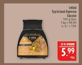 Typ Instant-Espresso Classico im Angebot bei Marktkauf in Fürth Typ Instant-Espresso Classico Angebote von Cellini bei Marktkauf Fürth für 5,99 €