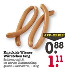 Knackige Wiener Würstchen lang Angebote bei E center Heidelberg für 0,88 €
