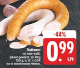 Stadtwurst bei EDEKA im Gunzenhausen Prospekt für 0,99 €