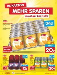 Konserven Angebot im aktuellen Netto Marken-Discount Prospekt auf Seite 6