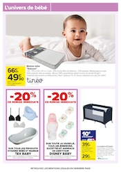 Promos Matelas Bébé dans le catalogue "Carrefour" de Carrefour à la page 58