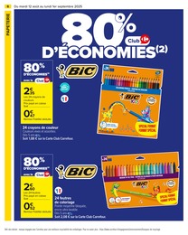 Prix et réduction Feutre dans le prospectus Carrefour en cours Offre Feutre dans le catalogue Carrefour du moment à la page 8