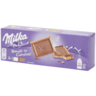 Biscuits nappés de chocolat Milka en promo chez Action Cambrai à 1,47 €