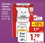 Katzennahrung im Angebot bei Netto Marken-Discount in Borken Katzennahrung Angebote von Gourmet bei Netto Marken-Discount Borken für 1,79 €
