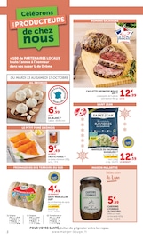 Promos Alimentation dans le catalogue "Célébrons LES PRODUCTEURS de chez nous" de Super U Alimentation en promo dans le catalogue Super U à la page 2