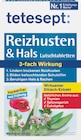 Reizhusten & Hals Lutschtabletten von Tetesept im aktuellen Rossmann Prospekt für 2,80 €