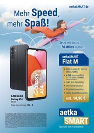 Elektromarkt Prospekt von aetka Eberswalde aetka Prospekt: "Mehr Speed, mehr Spaß!", 1 Seite, 01.06.2023 - 30.06.2023