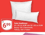 Feder-Kopfkissen im aktuellen GLOBUS Prospekt