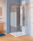 Paroi walk-in "onega" verre aspect dépoli - Brico Dépôt à Villeneuve-Saint-Georges Paroi walk-in "onega" verre aspect dépoli en promo chez Brico Dépôt Villeneuve-Saint-Georges à 129,00 €