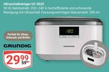 Aktuelle Haushaltskleingeräte Angebote bei GLOBUS in Duisburg Aktuelles Ultraschallreiniger UC 5620 Angebot bei GLOBUS in Duisburg ab 29,99 €