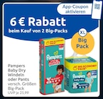 Baby Dry Windeln oder Pants im Angebot bei budni in Norderstedt Baby Dry Windeln oder Pants Angebote von Pampers bei budni Norderstedt für 21,99 €