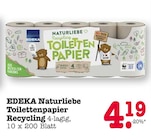 Naturliebe Toilettenpapier Recycling im Angebot bei E center in Mannheim Naturliebe Toilettenpapier Recycling Angebote von EDEKA bei E center Mannheim für 4,19 €
