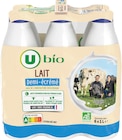 Promo LAIT UHT DEMI ECREME U BIO à 5,28 € dans le catalogue Super U à Briey