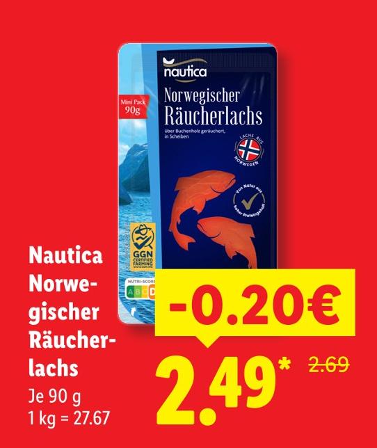 Norwegischer Räucherlachs