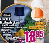 Akku-LED-Tischleuchte 'Kaami' von Brilliant für 18,95 € bei Hornbach im Angebot Akku-LED-Tischleuchte 'Kaami' von Brilliant im aktuellen Hornbach Prospekt