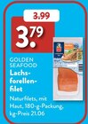 Lachsforellenfilet im Angebot bei ALDI SÜD in Frankenthal Lachsforellenfilet Angebote von GOLDEN SEAFOOD bei ALDI SÜD Frankenthal für 3,79 €