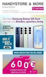 handystore & more Prospekt für Hamburg: "Die neue Samsung Galaxy S25 Serie jetzt bei uns: Drücken, sprechen, fertig.", 7 Seiten, 01.02.2025 - 03.02.2025