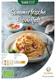 GLOBUS Prospekt "Sommerfrische Biovielfalt", 10 Seiten, 23.06.2025 - 23.06.2025 Aktueller GLOBUS Prospekt, "Sommerfrische Biovielfalt", mit Angeboten der Woche, gĂĽltig von 23.06.2025 bis 23.06.2025