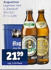 Lagerbier Hell o. Edelstoff im Angebot bei Getränkewelt in Bochum Lagerbier Hell o. Edelstoff Angebote von Augustiner bei Getränkewelt Bochum für 21,99 €