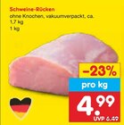 Aktuelles Schweine-Rücken Angebot bei Netto Marken-Discount in Braunschweig ab 4,99 €