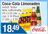 Coca-Cola Limonaden im aktuellen Getränke City Prospekt für 18,49 €