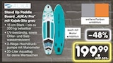 Stand Up Paddle Board „AUKAI Pro“ mit Kajak-Sitz grau Angebote von AUKAI bei Netto Marken-Discount Frankfurt für 199,99 €