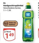 Handgeschirrspülmittel Angebote von Fit bei GLOBUS Gera für 1,49 €