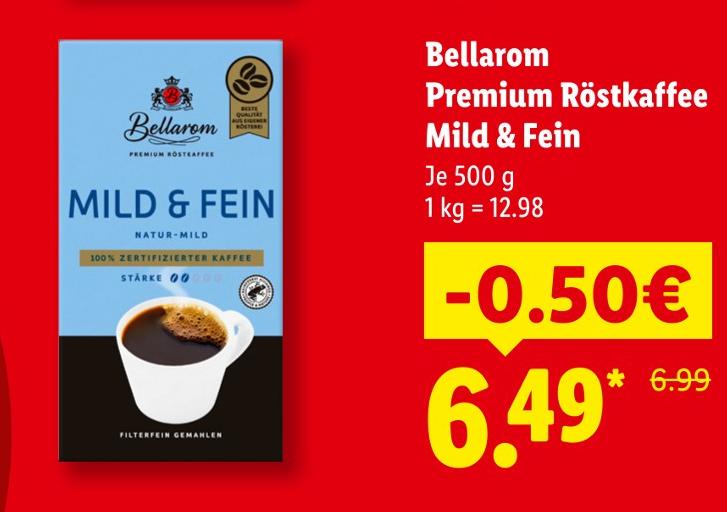 Premium Röstkaffee Mild & Fein
