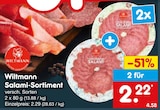 Salami im Netto Marken-Discount Prospekt Salami-Sortiment von Wiltmann im aktuellen Netto Marken-Discount Prospekt für 2,22 €