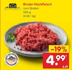 Rinder-Hackfleisch im Angebot bei Netto Marken-Discount in Lemgo Rinder-Hackfleisch Angebote von GUT PONHOLZ bei Netto Marken-Discount Lemgo für 4,99 €