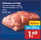 Saftbraten vom Kalb von  im aktuellen Netto Marken-Discount Prospekt für 1,69 €