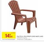 Fauteuil polypropylene maryland - Intermarché à Besançon Fauteuil polypropylene maryland en promo chez Intermarché Besançon à 14,99 €