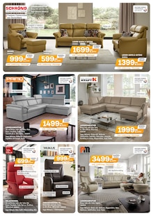 Sofa im aktuellen Möbel Kraft Prospekt (Berlin) Sofa im Möbel Kraft Prospekt "HERBST SPAR WOCHEN!" mit 8 Seiten (Berlin)